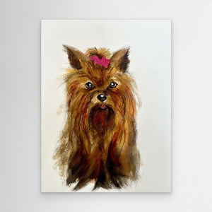 Little Lady - canvas print from original artwotk - Cairngorm Artists
