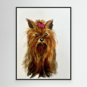 Little Lady - canvas print from original artwotk - Cairngorm Artists