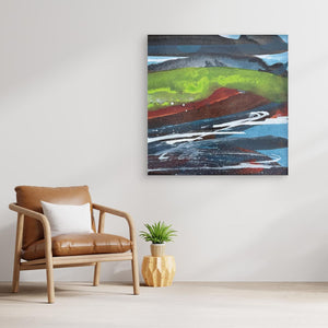 Loch Lomond Flow - canvas print from original artwork - Cairngorm Artists