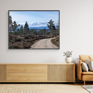 Loch Morlich Path - Canvas print from original photograph - Cairngorm Artists