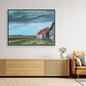 Lochnellen Croft - canvas print from original artwork - Cairngorm Artists