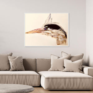Long-Beaked Look- canvas print from original artwork - Cairngorm Artists