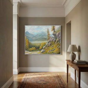 Mountain View - canvas print from original artwork - Cairngorm Artists