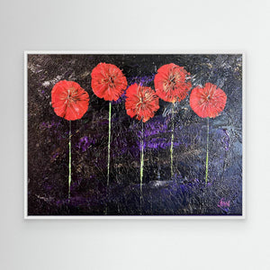 Night Bloom - canvas print from original artwork - Cairngorm Artists