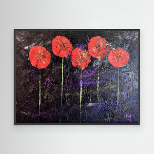 Night Bloom - canvas print from original artwork - Cairngorm Artists