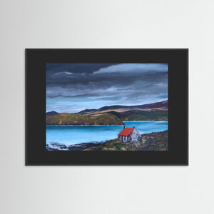 Old Bothy, Isle of Harris - fine art print from original artwork - Cairngorm Artists