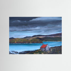 Old Bothy, Isle of Harris - fine art print from original artwork - Cairngorm Artists