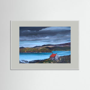 Old Bothy, Isle of Harris - fine art print from original artwork - Cairngorm Artists