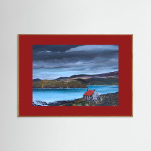 Old Bothy, Isle of Harris - fine art print from original artwork - Cairngorm Artists