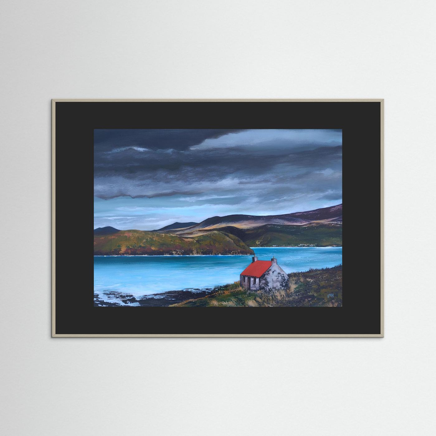 Old Bothy, Isle of Harris - fine art print from original artwork - Cairngorm Artists