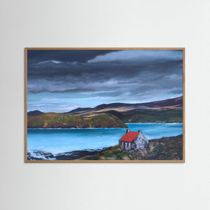 Old Bothy, Isle of Harris - fine art print from original artwork - Cairngorm Artists