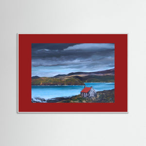 Old Bothy, Isle of Harris - fine art print from original artwork - Cairngorm Artists