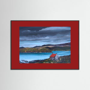 Old Bothy, Isle of Harris - fine art print from original artwork - Cairngorm Artists