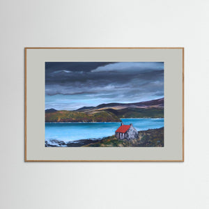 Old Bothy, Isle of Harris - fine art print from original artwork - Cairngorm Artists