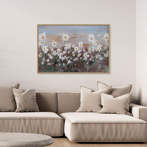 Oxeye Daisies - canvas print from original artwork - Cairngorm Artists