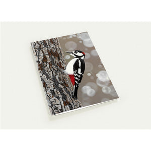 Pack of 10 Greeting Cards , Great Spotted Woodpecker - Cairngorm Artists