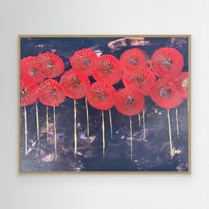 Poppies - canvas print from original artwork - Cairngorm Artists