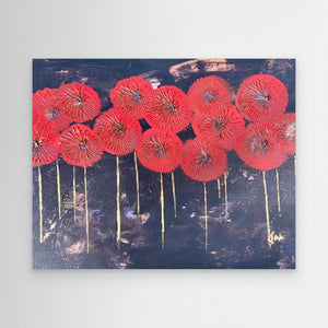 Poppies - canvas print from original artwork - Cairngorm Artists