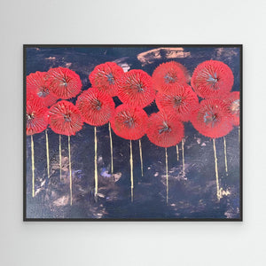Poppies - canvas print from original artwork - Cairngorm Artists
