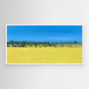 Rapeseed Meadow - canvas print from original artwork - Cairngorm Artists