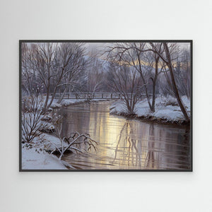 Rothiemurchus Reflections - canvas print from original artwork - Cairngorm Artists