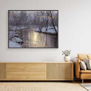 Rothiemurchus Reflections - canvas print from original artwork - Cairngorm Artists