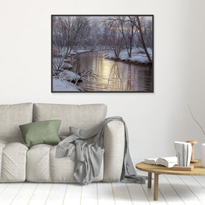 Rothiemurchus Reflections - canvas print from original artwork - Cairngorm Artists
