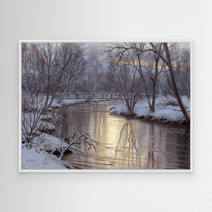 Rothiemurchus Reflections - canvas print from original artwork - Cairngorm Artists