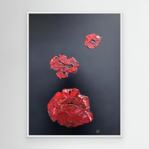 Scarlet Silence - canvas print from original artwork - Cairngorm Artists