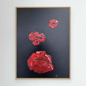 Scarlet Silence - canvas print from original artwork - Cairngorm Artists