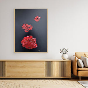 Scarlet Silence - canvas print from original artwork - Cairngorm Artists