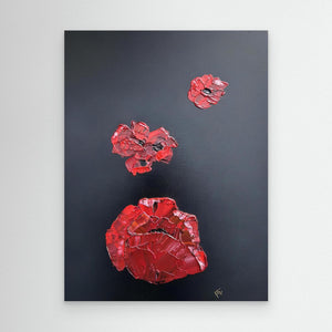 Scarlet Silence - canvas print from original artwork - Cairngorm Artists