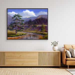 Scots Pine Glen Feshie - canvas print from original artwork - Cairngorm Artists