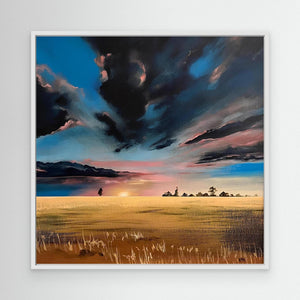 Shepherd's Delight - canvas print from original artwork - Cairngorm Artists