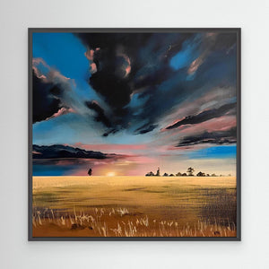 Shepherd's Delight - canvas print from original artwork - Cairngorm Artists
