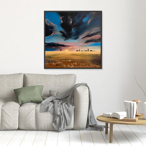 Shepherd's Delight - canvas print from original artwork - Cairngorm Artists