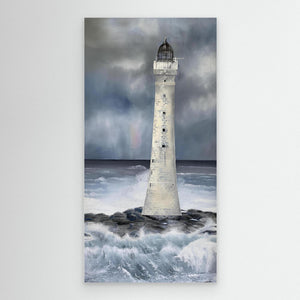 Skerryvore Lighthouse - canvas print from original artwork - Cairngorm Artists