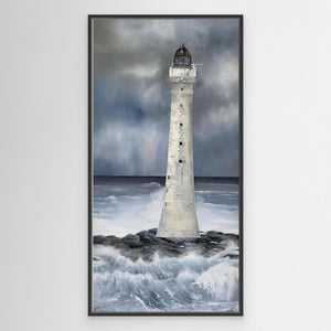 Skerryvore Lighthouse - canvas print from original artwork - Cairngorm Artists