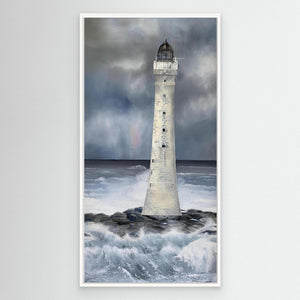 Skerryvore Lighthouse - canvas print from original artwork - Cairngorm Artists