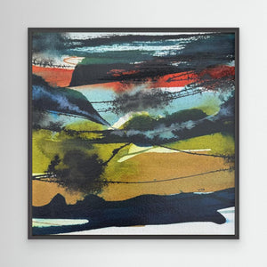 "Storm over Glencoe", canvas print from original abstract art - Cairngorm Artists