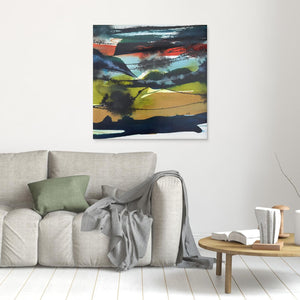Storm over Glencoe - canvas print from original abstract art - Cairngorm Artists