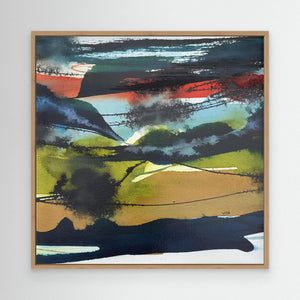 Storm over Glencoe - canvas print from original abstract art - Cairngorm Artists