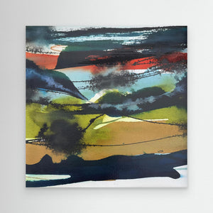 Storm over Glencoe - canvas print from original abstract art - Cairngorm Artists