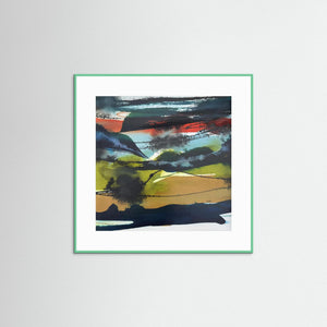 "Storm over Glencoe" - Fine art print from original abstract painting - Cairngorm Artists