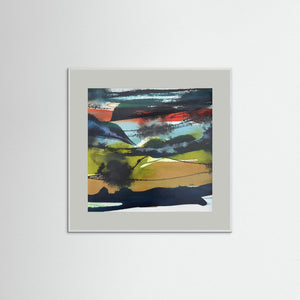 "Storm over Glencoe" - Fine art print from original abstract painting - Cairngorm Artists