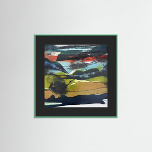 "Storm over Glencoe" - Fine art print from original abstract painting - Cairngorm Artists