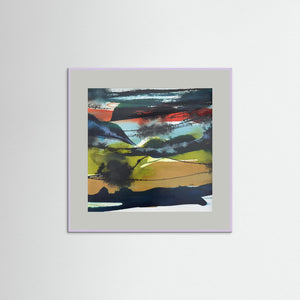 "Storm over Glencoe" - Fine art print from original abstract painting - Cairngorm Artists