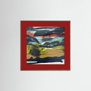 "Storm over Glencoe" - Fine art print from original abstract painting - Cairngorm Artists