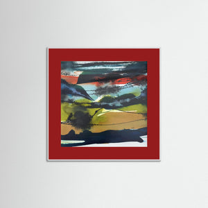 "Storm over Glencoe" - Fine art print from original abstract painting - Cairngorm Artists