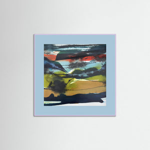 "Storm over Glencoe" - Fine art print from original abstract painting - Cairngorm Artists